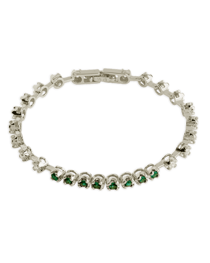 Liesbeth Emerald Accent Tennis Bracelet