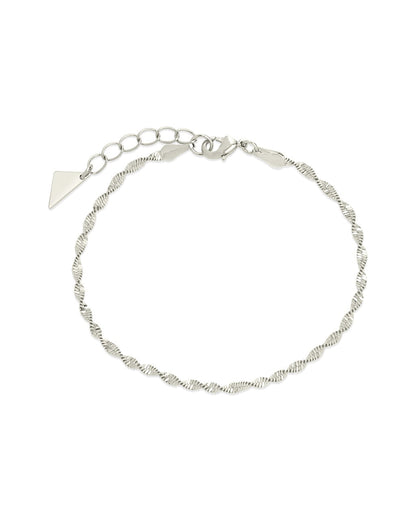 Blakely Twisted Herringbone Chain Bracelet