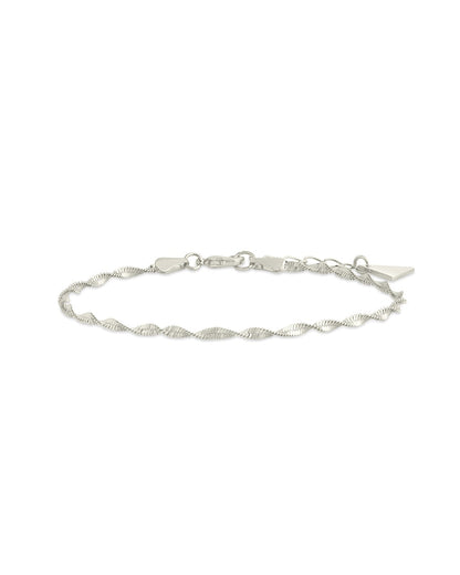 Blakely Twisted Herringbone Chain Bracelet