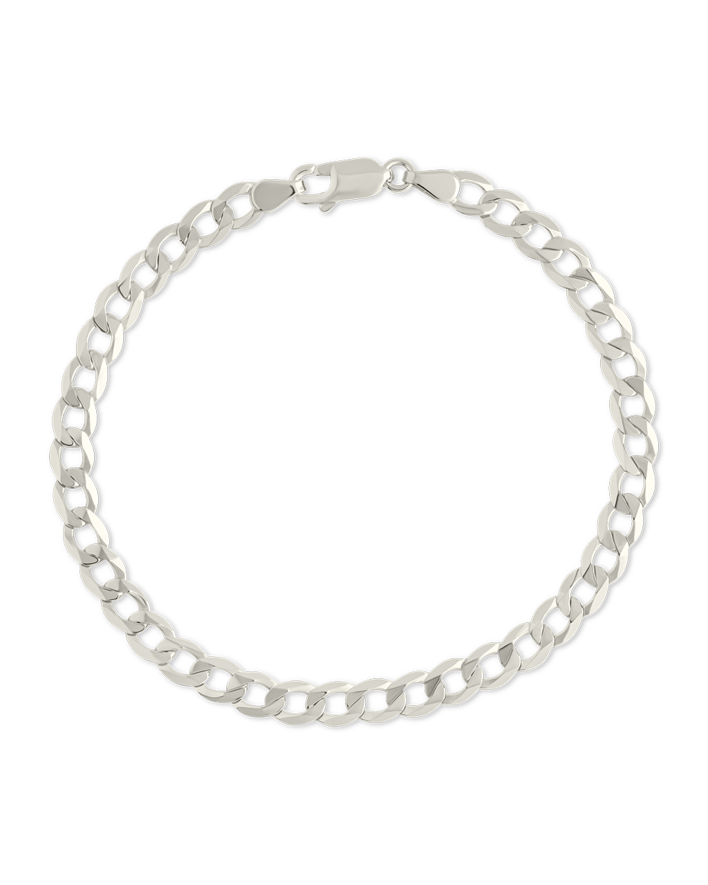 Sterling Silver Malena Cuban Link Chain Bracelet