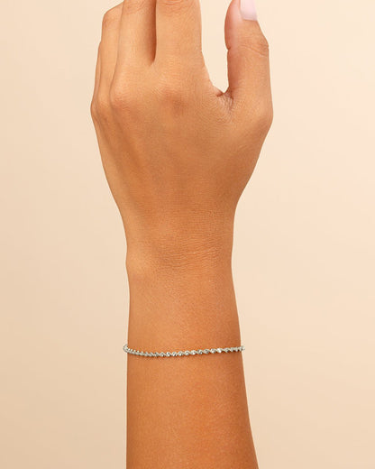 Blakely Twisted Herringbone Chain Bracelet