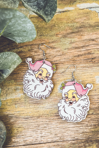 Adorable Santa Earrings