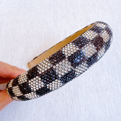 Checkered Glam Headband