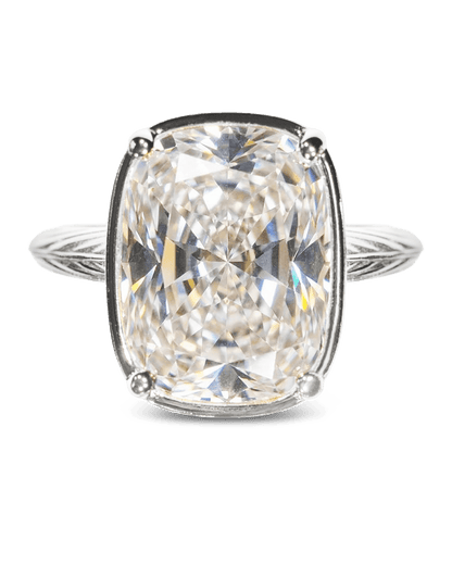Sterling Silver Elongated Cushion Cocktail Ring 4ct & 8ct