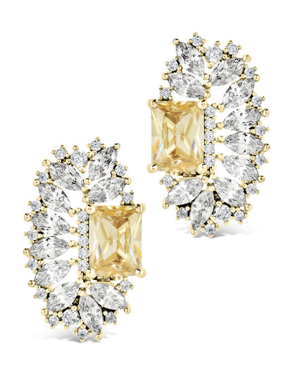 Nina Elongated CZ Stud Earrings