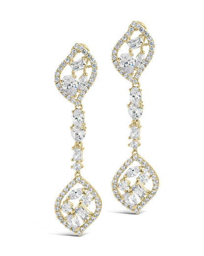 Mariah CZ Drop Earrings