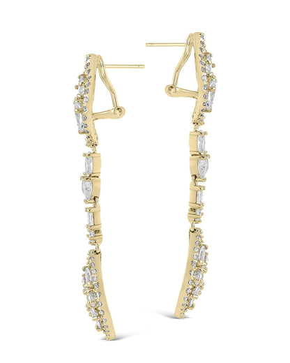 Mariah CZ Drop Earrings