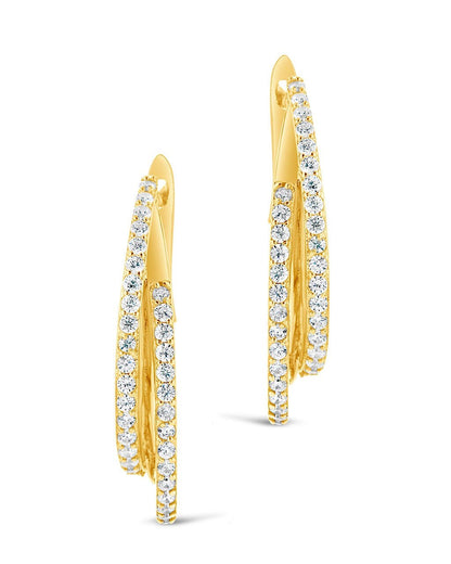 Kyle CZ Hoop Earrings