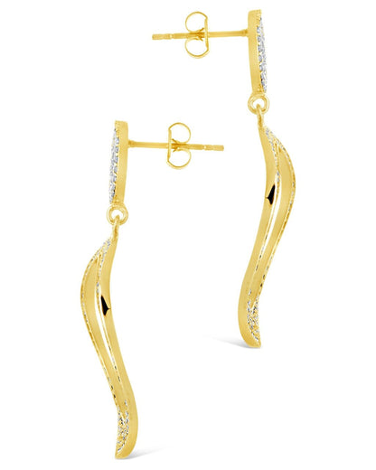 Juniper CZ Statement Drop Earrings
