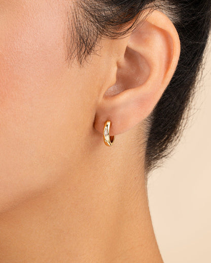 Rayne CZ Hoops