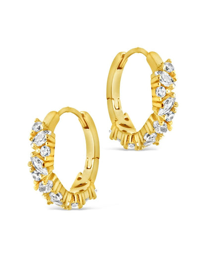 Georgia CZ Micro Hoop Earrings