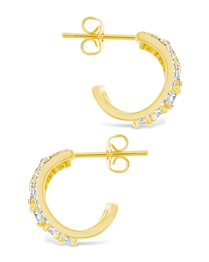 Yasmina CZ Hoop Earrings