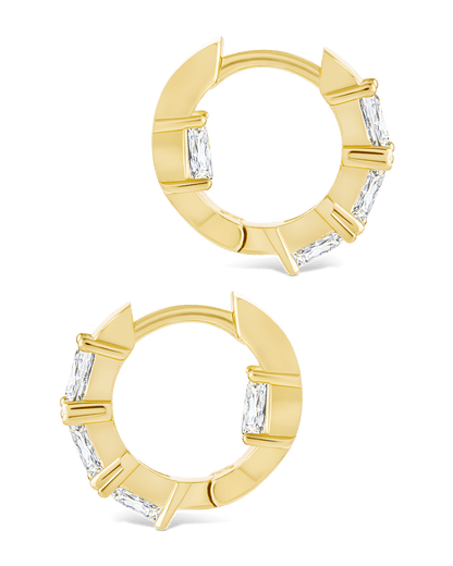 Cosima Baguette CZ Hoops