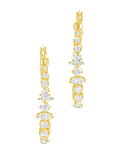 Aaliyah CZ Hoop Earrings