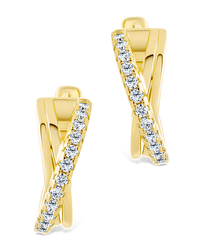 Juliana CZ Hoop Earrings