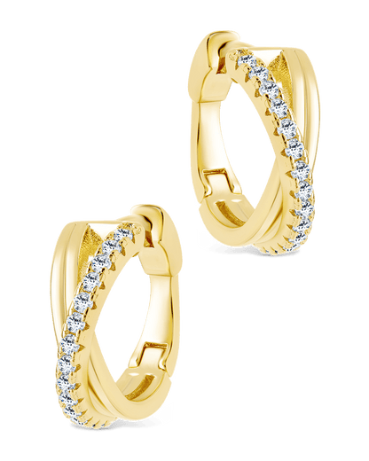 Juliana CZ Hoop Earrings