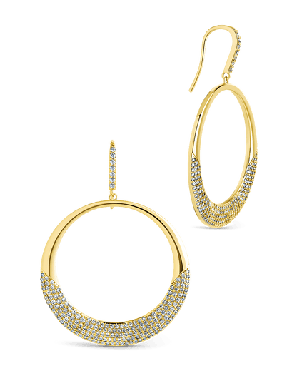 Muriel CZ O Drop Earrings