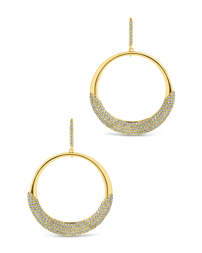 Muriel CZ O Drop Earrings