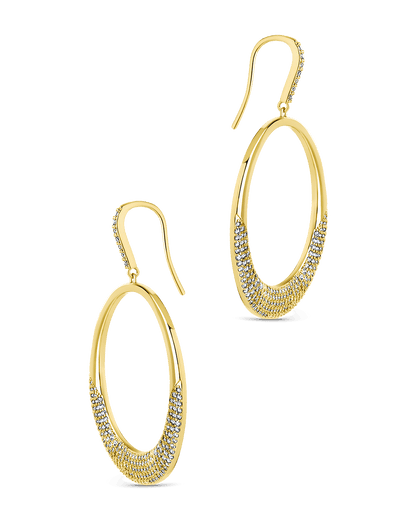 Muriel CZ O Drop Earrings