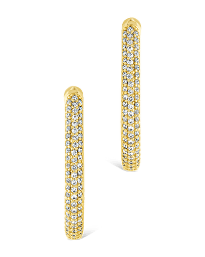 Melba Pave CZ Hoops