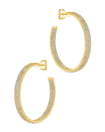 Velma CZ Statement Hoops