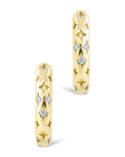 Sterling Silver Blakelyn Micro Hoops
