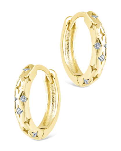 Sterling Silver Blakelyn Micro Hoops