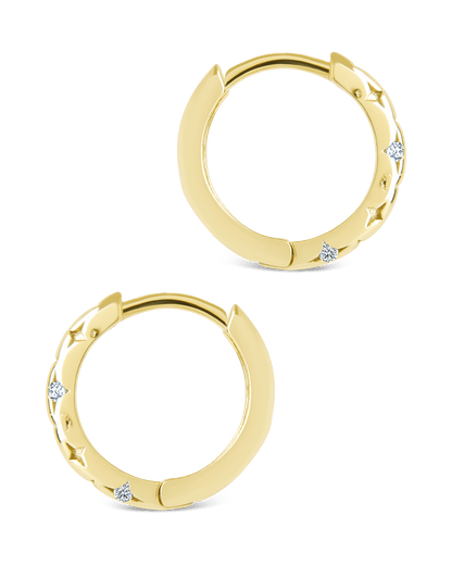 Sterling Silver Blakelyn Micro Hoops