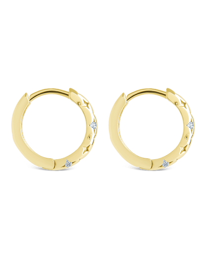 Sterling Silver Blakelyn Micro Hoops