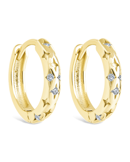 Sterling Silver Blakelyn Micro Hoops