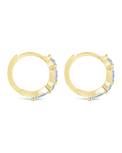 Sterling Silver Kensington Micro Hoops