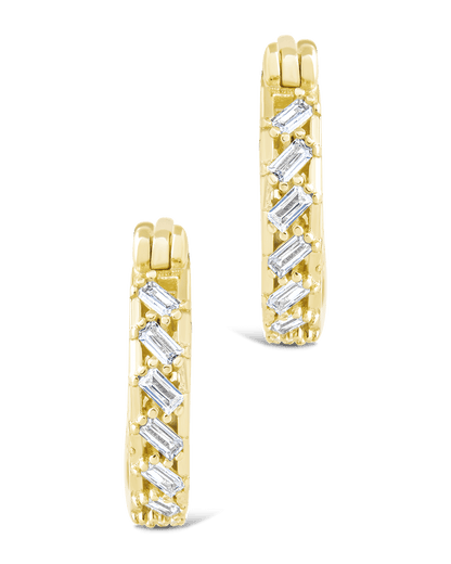 Sterling Silver Norabelle Micro Hoops