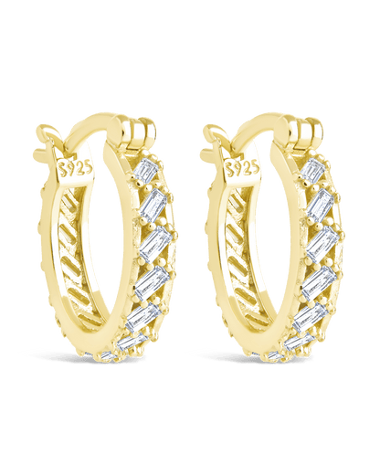 Sterling Silver Norabelle Micro Hoops