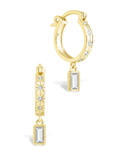 Sterling Silver Oaklyn Micro Hoops