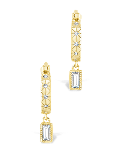 Sterling Silver Oaklyn Micro Hoops