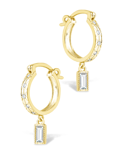 Sterling Silver Oaklyn Micro Hoops
