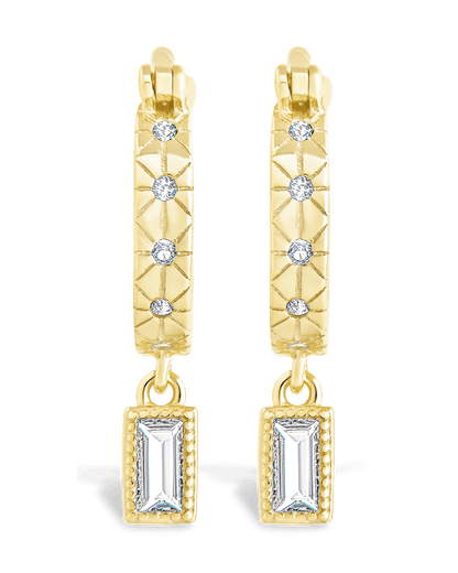 Sterling Silver Oaklyn Micro Hoops
