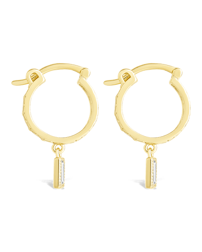 Sterling Silver Oaklyn Micro Hoops