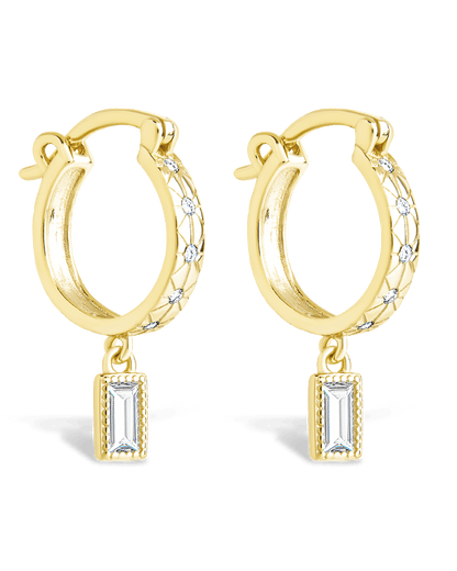 Sterling Silver Oaklyn Micro Hoops