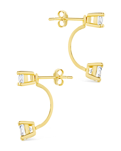 Sterling Silver Brilliant Cut Duo Jackets