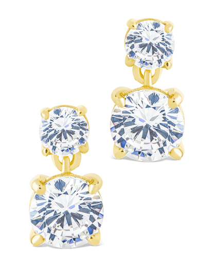 Sterling Silver Galatea Brilliant Cut CZ Studs