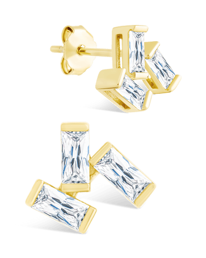 Sterling Silver Macy CZ Studs