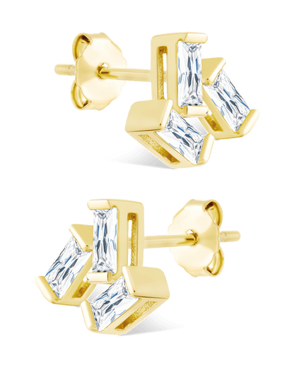 Sterling Silver Macy CZ Studs