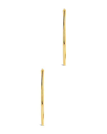2.7" Infinity Hoop Earrings