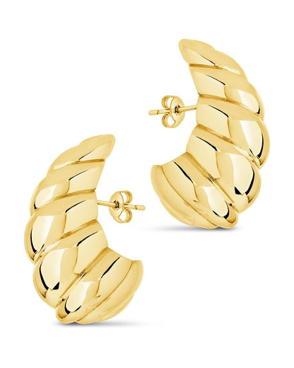 Bobine Statement Stud Earrings