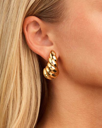 Bobine Statement Stud Earrings