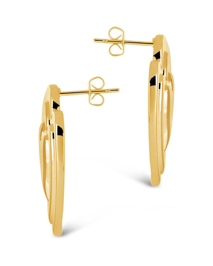 Beating Heart Statement Stud Earrings