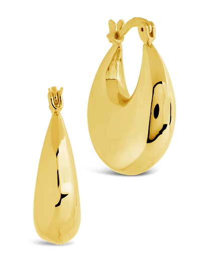 Brooklyn Chunky Tube Hoop Earrings