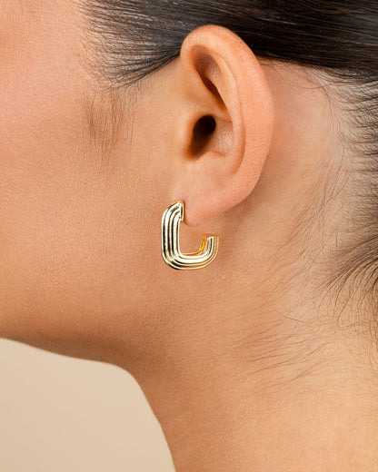 Briella Ribbed Earrings