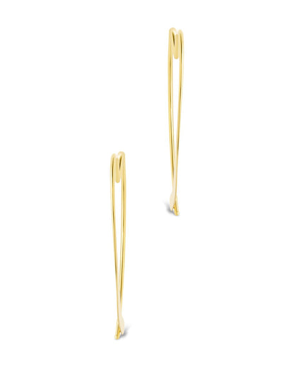 Rorie Heart Threader Hoops